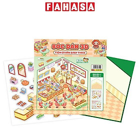 Sách - Bóc Dán 3D - Tiệm Gà Rán Baby Three