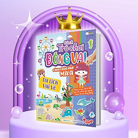 Sách - Trò Chơi Đóng Vai Công Chúa Nhỏ Mika - Du Lịch Vui Vẻ - Bóc Dán 80+ Sticker Đa Dạng Cho Bé Gái - Megabook