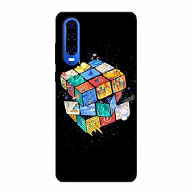 Ốp lưng in cho Huawei P30 Rubik Vũ Trụ