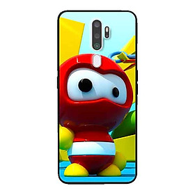 Ốp Lưng in cho Oppo A9 2020 Mẫu Robot Vui Nhộn - Hàng Chính Hãng