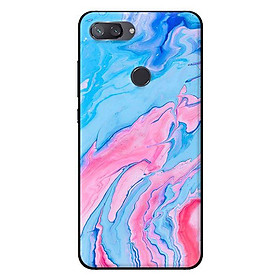 Ốp in cho Xiaomi Mi 8 Lite Đá Xanh Hồng - Hàng chính hãng