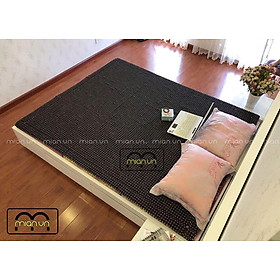 Chiếu Hạt Gỗ Cẩm Cao Cấp - Kích Thước 1,5mx1,9m hạt 1.2cm ( video , hình thật )