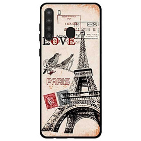 Ốp lưng dành cho Samsung Galaxy A21 mẫu Tem Paris