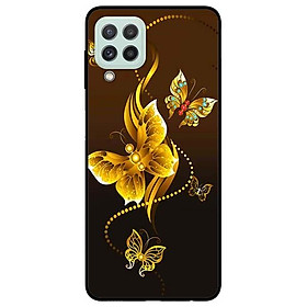 Ốp lưng dành cho Samsung A22 - Samsung S21 FE mẫu Bướm Vàng Nền Nâu
