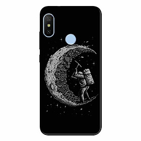 Ốp lưng in cho Xiaomi Mi 8 Đào Trăng