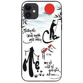 Ốp lưng dành cho Iphone 12 Mini mẫu Thương Cha Mẹ