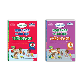 Sách - Combo 2c - GLOBAL SUCCESS - Chinh phục ngữ pháp và bài tập tiếng anh lớp 3 (có đáp án)