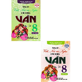 Sách - Hướng Dẫn Viết, Nói Và Nghe Các Dạng Văn Lớp 8 - Combo 2 Tập - Dùng Chung Cho Các Bộ SGK Hiện Hành - Hồng Ân