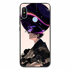 Ốp lưng in cho Xiaomi Mi 8 Chàng Trai Hoa