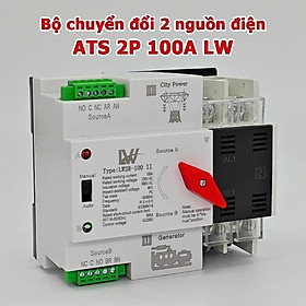 Cầu Dao Chuyển Nguồn Tự Động Loại Xịn – 100A Công Suất Lớn, Không Mất Điện Khi Chuyển Nguồn Siêu Bền