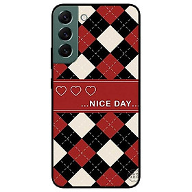 Ốp lưng dành cho Samsung S22 - S22 Plus - S22 Ultra - Nai Day Đỏ Đen
