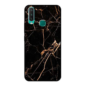 Ốp Lưng in cho Vivo Y17 Mẫu Nền Đá Hoa 2 - Hàng Chính Hãng