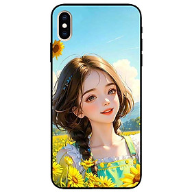 Ốp lưng dành cho Iphone X - Xs - Xs Max - XR - 11 - 11 Pro Max - Thiếu Nữ Áo Xanh Lá - Hàng Chính Hãng
