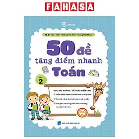 Sách - 50 Đề Tăng Điểm Nhanh Toán Lớp 2