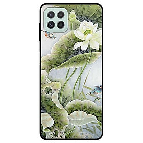 Ốp lưng dành cho Samsung A22 - Samsung S21 FE mẫu Sen Trắng Chú Chim