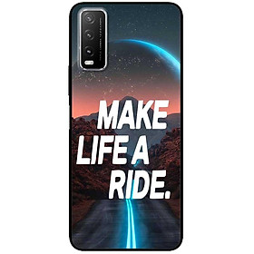 Ốp lưng cho Vivo Y20 - Y12s - Y20s - Y21 - Y21s - Y33s - Y33T - Make Life Trăng Xanh - Hàng Chính Hãng