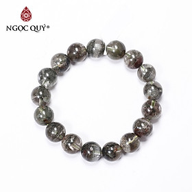 Vòng tay đá thạch anh ưu linh đa sắc size hạt 13mm - Ngọc Quý Gemstones