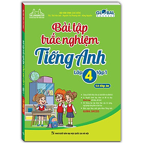 Sách - Global Success - Bài Tập Trắc Nghiệm Tiếng Anh Lớp 4 - Tập 1 - Có Đáp Án - Minh Thắng
