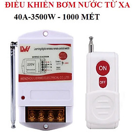 Bộ Điều Khiển Máy Bơm Nước , Điện Đèn Từ Xa 220V – Khoảng Cách 1–5KM Công Suất Lớn 40A 3000W