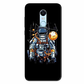 Ốp lưng in cho Xiaomi Redmi Note 5/ Redmi 5 Plus Phi Hành Gia Mặt Trăng