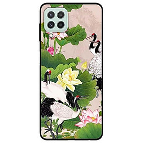 Ốp lưng dành cho Samsung A22 - Samsung S21 FE mẫu Sen Và Hạc