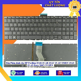 Bàn Phím dùng cho HP Pavilion 15AB 15-AB 15AU 15-AU OMEN 15AX 15-AX Envy M6P CÓ ĐÈN - TỐT - BẠC - CÓ ĐÈN - Hàng Nhập Khẩu New Seal
