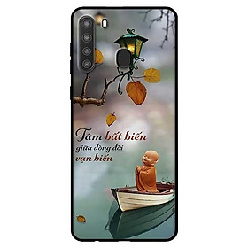 Ốp lưng dành cho Samsung Galaxy A21 mẫu Tâm Chú Tiểu Thuyền