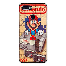 Ốp Lưng in cho Oppo A7 Mẫu Mario Lego - Hàng Chính Hãng