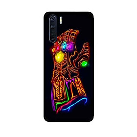 Ốp Lưng in cho Oppo A91 Mẫu Găng Tay Vô Cực - Hàng Chính Hãng