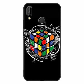 Ốp lưng in cho Huawei Nova 3E Rubik Toán Học