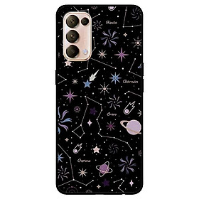 Ốp lưng dành cho Oppo Reno 5 mẫu Vũ Trụ Sao Xanh