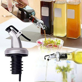 Vòi Rót Dầu Ô Liu, Nước Tương, Nước Mắm, Có Nắp Chặn Tiện Dụng Khi Nấu Ăn, Vòi Rót Rượu Nắp Cao Su Chắc Chắn