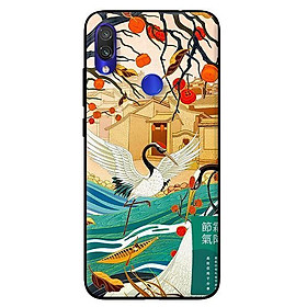 Ốp in cho 	Xiaomi Redmi Note 7 Hai Con Hạc - Hàng chính hãng