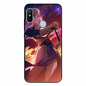 Ốp lưng in cho Xiaomi Redmi Note 5 Pro Cô Gái và Kiếm