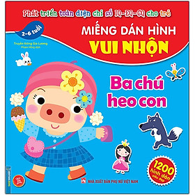 Miếng Dán Hình Vui Nhộn - Ba Chú Heo Con