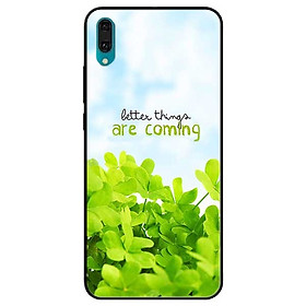 Ốp lưng dành cho Huawei Y7 Pro (2019) mẫu Cỏ Xanh Và Chữ