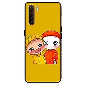 Ốp lưng dành cho Oppo Reno 3 - A91 mẫu Quỳnh và Cải