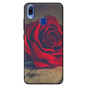 Ốp lưng in cho Vivo Y91 mẫu Cành Hồng - Hàng chính hãng