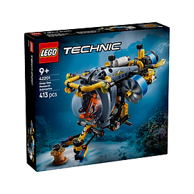 Đồ Chơi Lắp Ráp Tàu Ngầm Nghiên Cứu Biển Sâu LEGO TECHNIC 42201 (413 chi tiết)