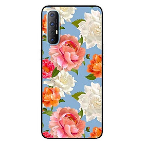 Ốp lưng dành cho Oppo Reno 3 Pro mẫu Hoa Đa Sắc