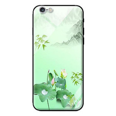 Ốp lưng kính cường lực cho iPhone 6S Tranh Sen - Hàng chính hãng