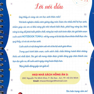 Notebook - Toán 9 (Dùng Chung Cho Các Bộ SGK Hiện Hành) (HA)