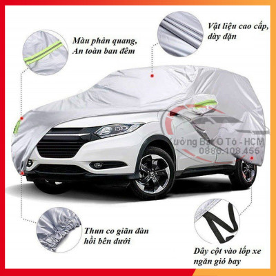 [KIA RONDO] Bạt Phủ Ô Tô Vải Dù Oxford, Tráng Nhôm Cao Cấp, Áo Trùm Bảo Vệ Xe KIA RONDO, Bạc Phủ Trùm Chống Nóng Chống Mưa, Chống Xước Xe, Bạt Của Xưởng Được May Theo Kích Cỡ Xe, Cam Kết Vừa Xe, Bền Và Đẹp Tới 2 Năm
