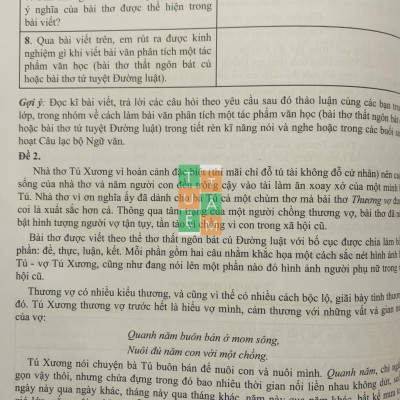 Sách - Bài tập phát triển năng lực Ngữ Văn 8 (Kết nối tri thức với cuộc sống)