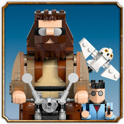 LEGO HARRY POTTER 76443 Đồ Chơi Lắp Ráp Mô Tô Bay Cùng Bác Hagrid và Harry (617 chi tiết)
