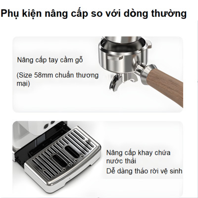 Máy pha cà phê Espresso chuyên nghiệp thương hiệu HiBREW H10 Plus cao cấp - Hàng chính hãng