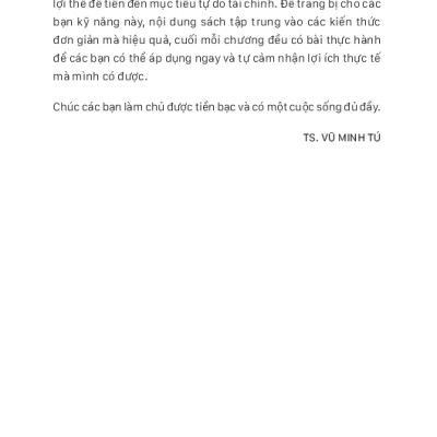 Làm Chủ Tiền Bạc Từ Khi Còn Đi Học (TRE)