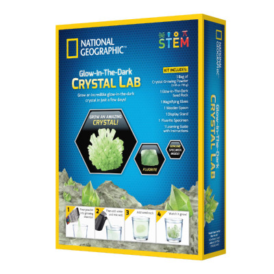 Đồ Chơi National Geographic Nuôi Trồng Tinh Thể - Phát Sáng Trong Đêm STEAM RTNGGIDCRYSTAL