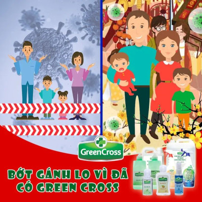 Combo GEL rửa tay kháng khuẩn vượt trội Green Cross Can 5L Tiết kiệm