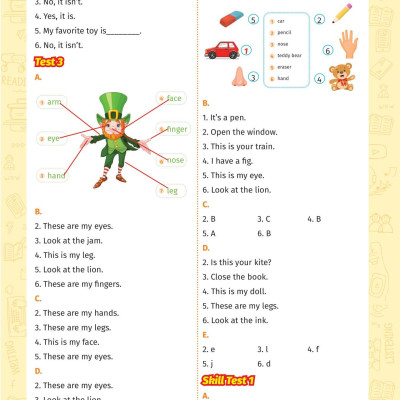 Super Test - Đề Kiểm Tra Nhanh Tiếng Anh Cho Học Sinh Lớp 2